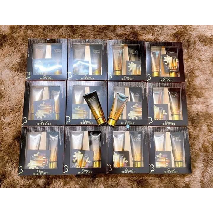 Bộ Kem Dưỡng Body Truyền Trắng Nước Hoa Magic Skin Cao Cấp Kem Dưỡng Ngày & Kem Dưỡng Đêm Giúp Da Mềm Mịn Tươi Sáng