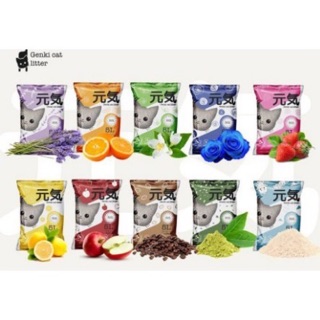 Cát vệ sinh cho mèo genki 5L
