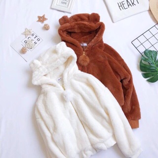 Áo lông gấu siêu cute cực ấm
