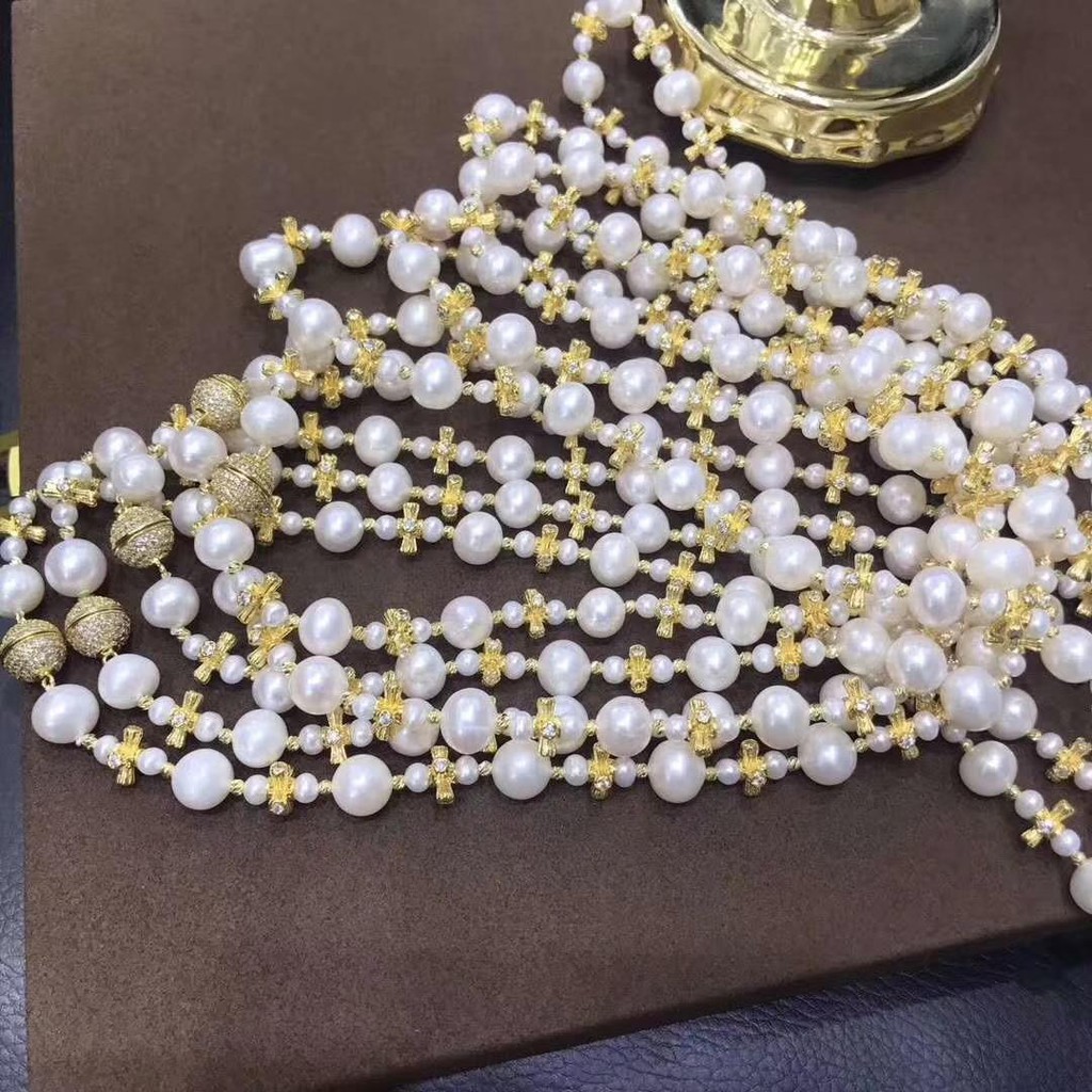 Phụ kiện trang sức  - Khóa tự dính nam châm nạm đá zirconia làm vòng cổ vòng tay