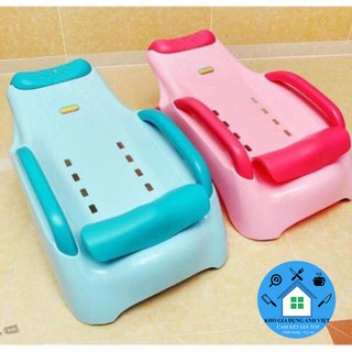 Ghế gội đầu thuận tiện cho bé - ghế nhựa gội đầu có tay vịn