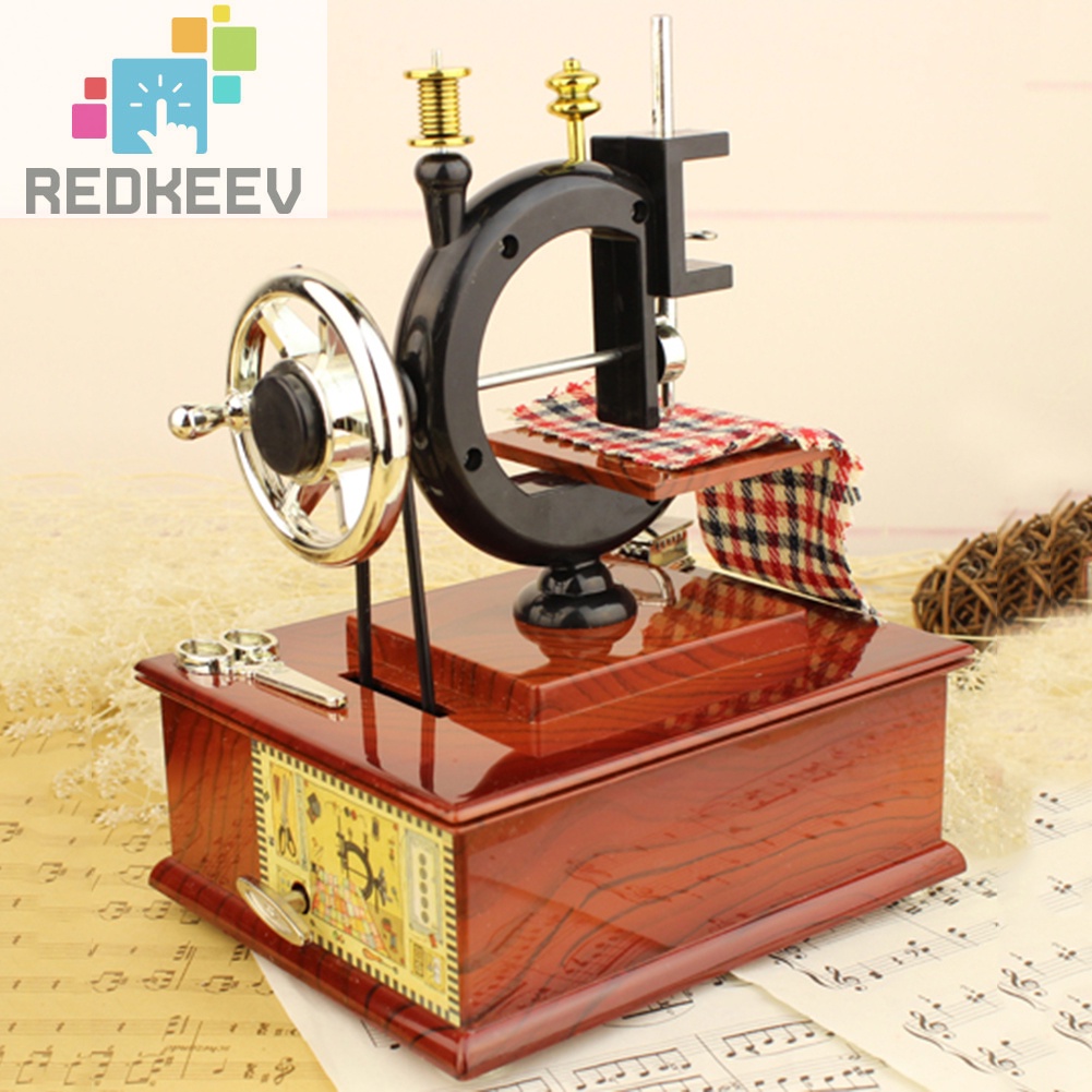 Hộp nhạc mô phỏng máy may cổ điển