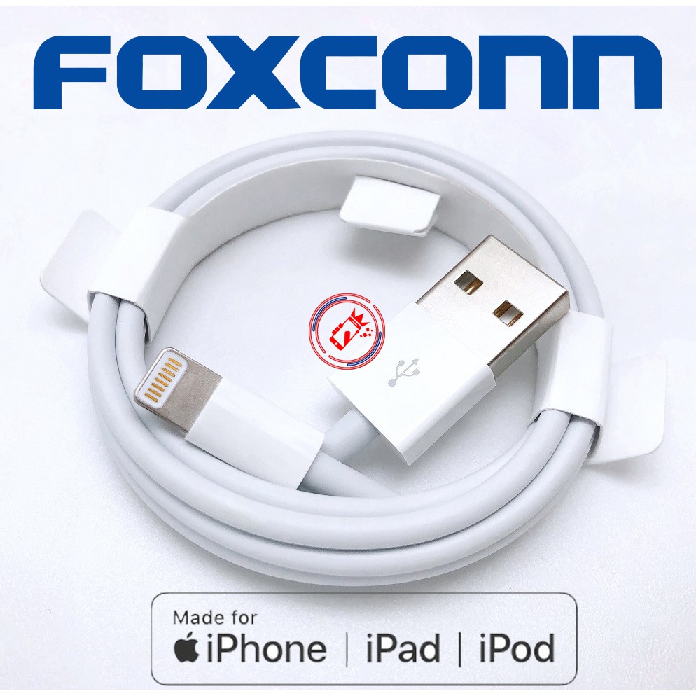 Cáp iPhone foxconn - Cáp Sạc iPhone lightning (cam kết chất lượng) - Bảo hành 12 tháng