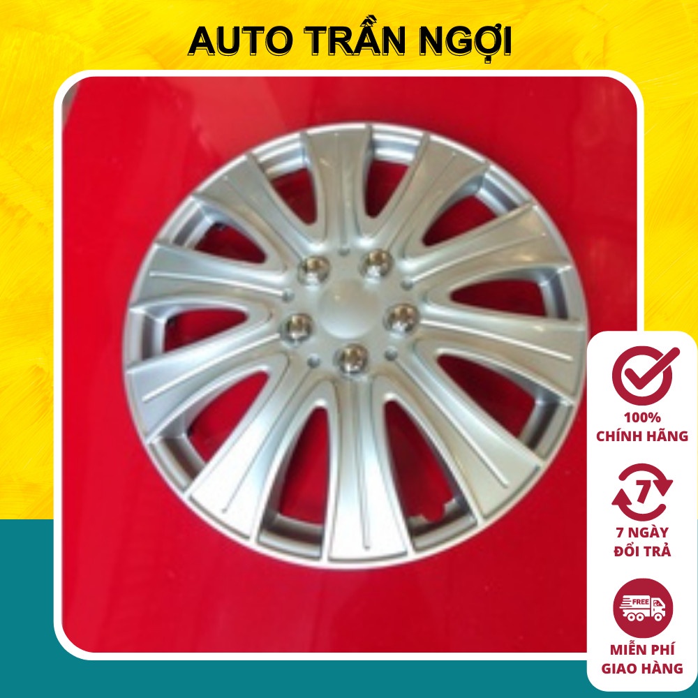 Ốp Chụp Mâm (Lazang ) Xe Ô Tô Giả Vành Đúc R15 - 15 INCH - Set 4 Cái - AUTO TRẦN NGỢI