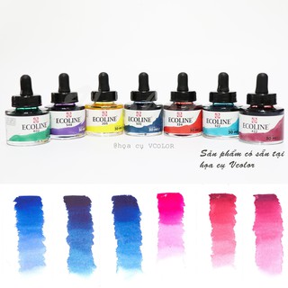 [Mã SKAMLTSM9 giảm 10% đơn 99K] [Rẻ Nhất] P2 Màu nước Ecoline 30ml - Lọ Ecoline màu nước - Đủ 60 mã màu