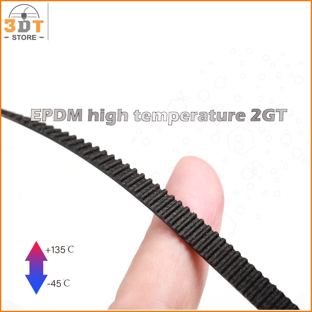 Dây đai GATES-LL-2GT-RF chất lượng cao cho máy in 3D