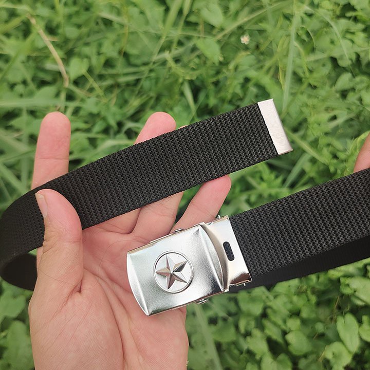 Thắt Lưng Nam/Dây Nịt Nam Vải Dù Khóa Con Lăn Chống Gỉ  Bảo Hành 1 Năm Cam Kết Hàng Y Hình Giảm Giá Cự