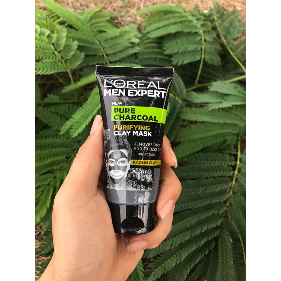 Mặt Nạ Đất Sét Than Đá L'Oreal Men Expert Pure Charcoal Purifying Clay Mask 50ml