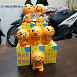 Lật đật Emoji gắn đầu xe máy( có đèn/không đèn)  Ymah