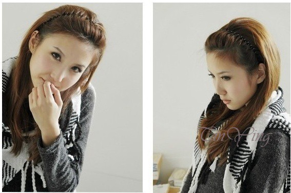 GETNOIVAS Băng Đô Cài Tóc Gợn Sóng Thời Trang Cho Nam Nữ