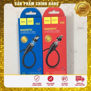 Cáp sạc nhanh iphone từ tính nam châm 2.4A HOCO X52 chân Type C và iPhone độ dài 1m HÀNG CHÍNH HÃNG FULL BOX