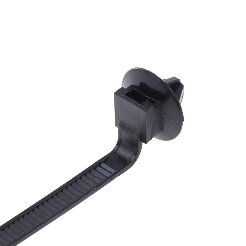 Bộ 50 Kẹp Cố Định Dây Cáp Màu Đen Bằng Nylon Tiện Dụng Cho Xe Hơi