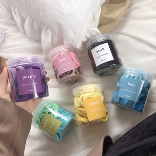 Set 50 dây cột tóc đuôi ngựa e120 phối màu gradient độc đáo