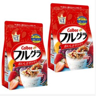 Combo: 2 túi ngũ cốc calbee 800g nội địa nhật bản