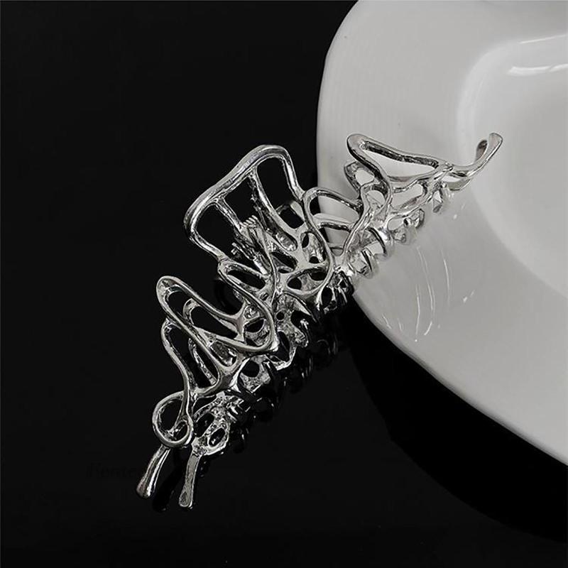 Kẹp Tóc Càng Cua Bằng Kim Loại Kiểu Cách Cho Nữ Fenteer1