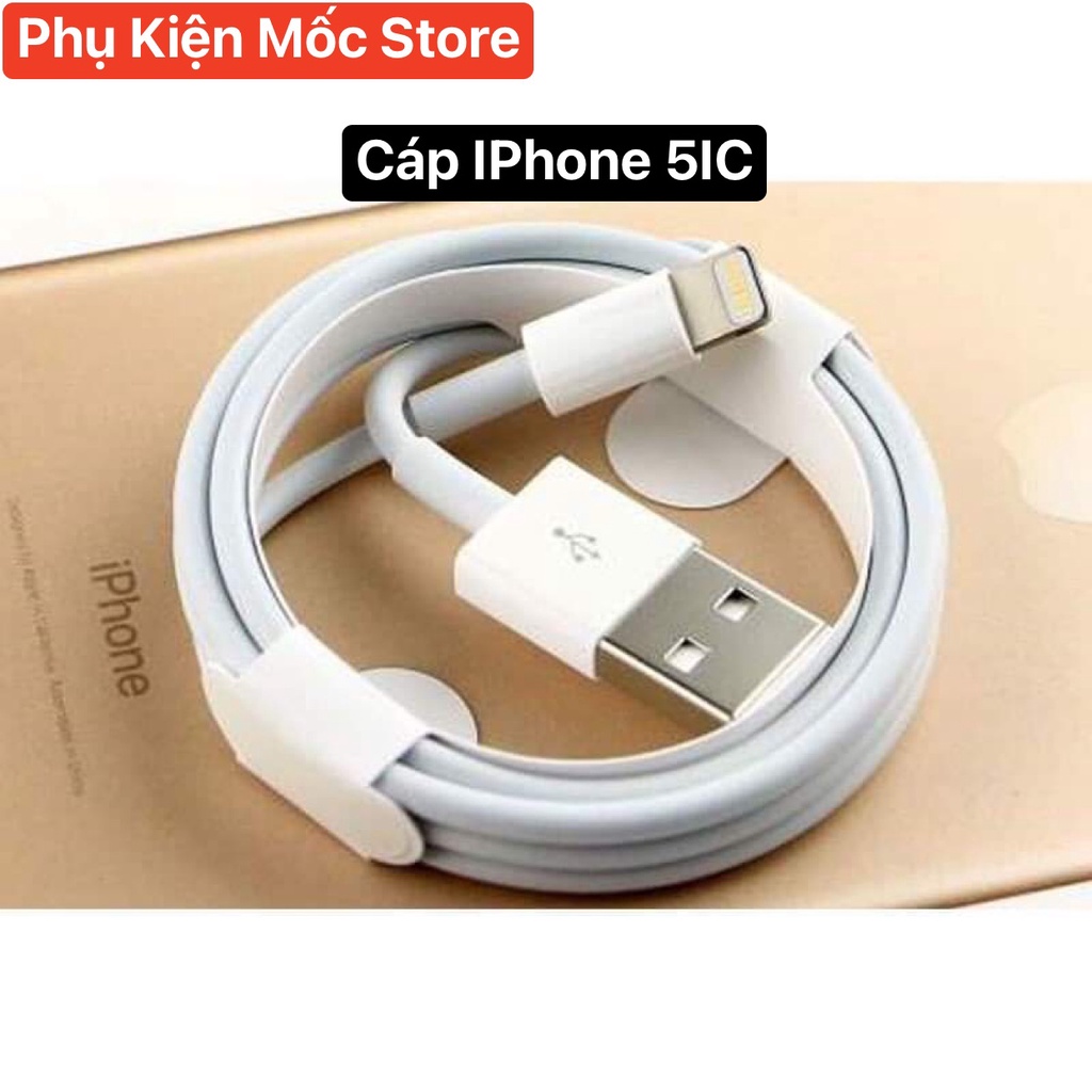 Cáp sạc 5IC Iphone, ipad, ipod không kén máy không báo lỗi, dây sạc dài 1m truyền dữ liệu nhanh cho IP
