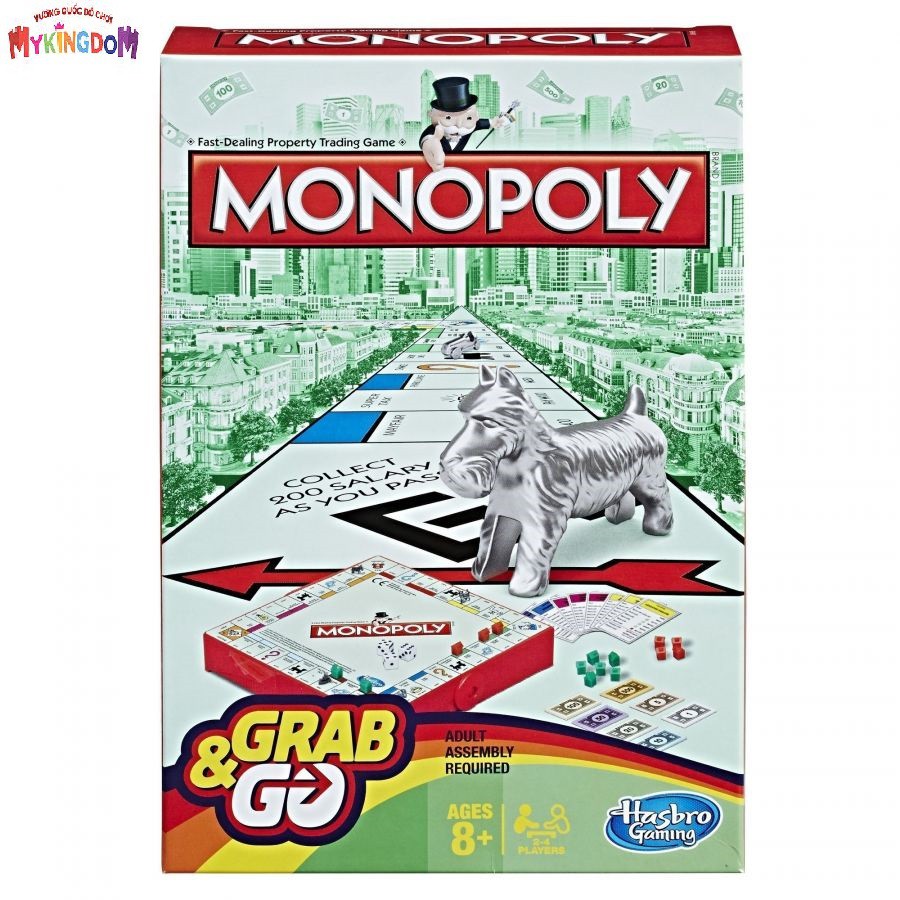 Trò chơi Monopoly Cơ bản Grab & Go B1002