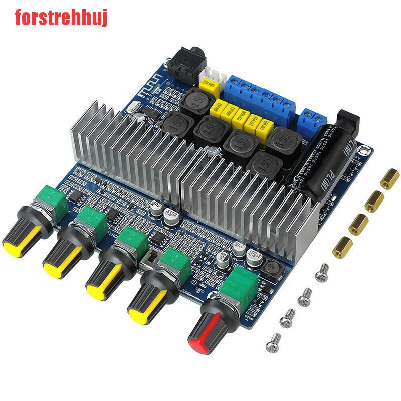 {forstrehhuj}Bluetooth 5.0 TPA3116D2 Digital 2.1 Audio Amplifier Board 100W+50W+50W DC 12-24V