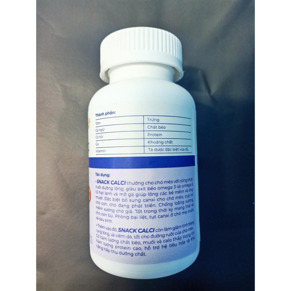 Canxi Snack Calci dành cho cho thú cưng [ hộp 120 viên ]