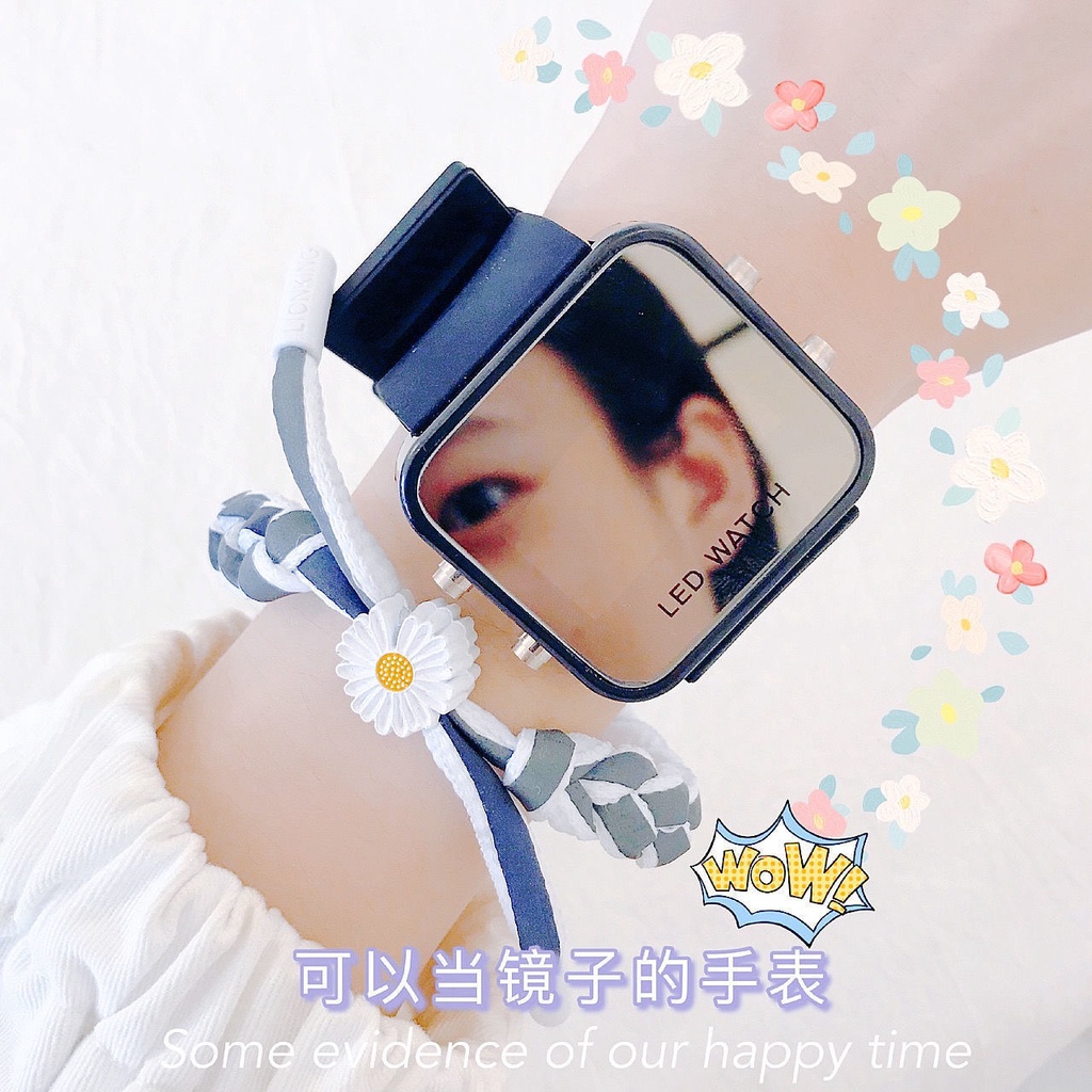 Đồng Hồ Thông Minh Có Đèn Led Phong Cách Hàn Quốc Thời Trang