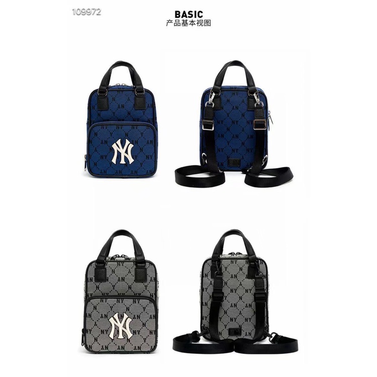 Túi MLB Monogram Jacquard Mini Backpack New York Yankees