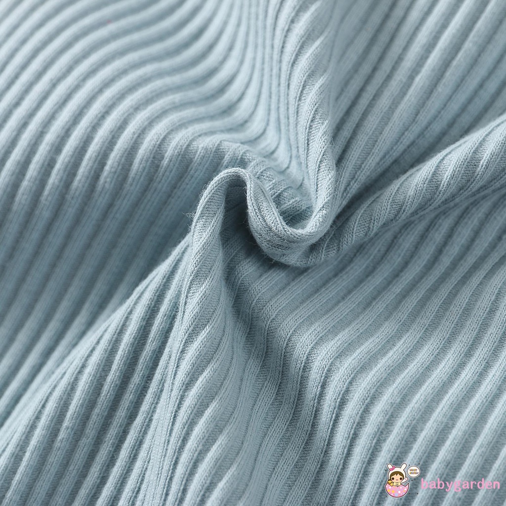 Áo liền quần dài tay cổ tròn màu trơn kèm mũ thời trang xuân thu cho bé trai 0-24 tháng