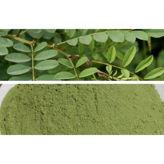 Bột nhuộm tóc từ lá henna và lá chàm màu xanh
