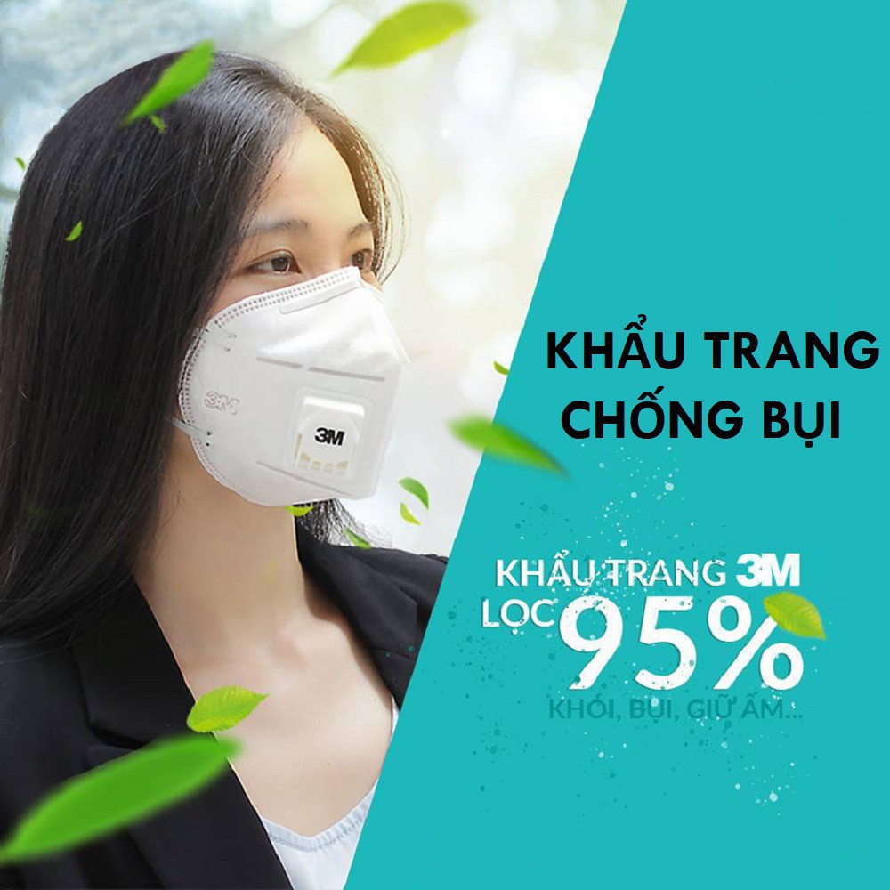 Khẩu Trang 3M 9001V, 9041, 9042,9001, N95 Chống bụi mịn, mùi hôi.