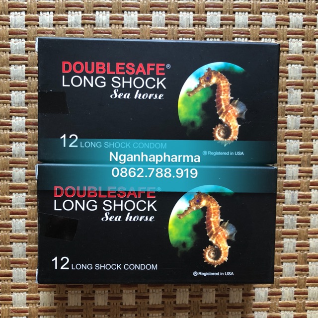 Bao cao su cá ngựa Long shock kéo dài quan hệ ( Hộp 12 chiếc )