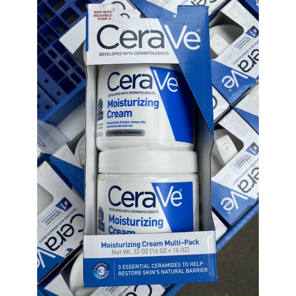 Kem dưỡng ẩm Cerave Moisturizing Cream cho da khô 453g của Mỹ