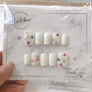 NAILBOX/ Mẫu màu trắng xinh !!