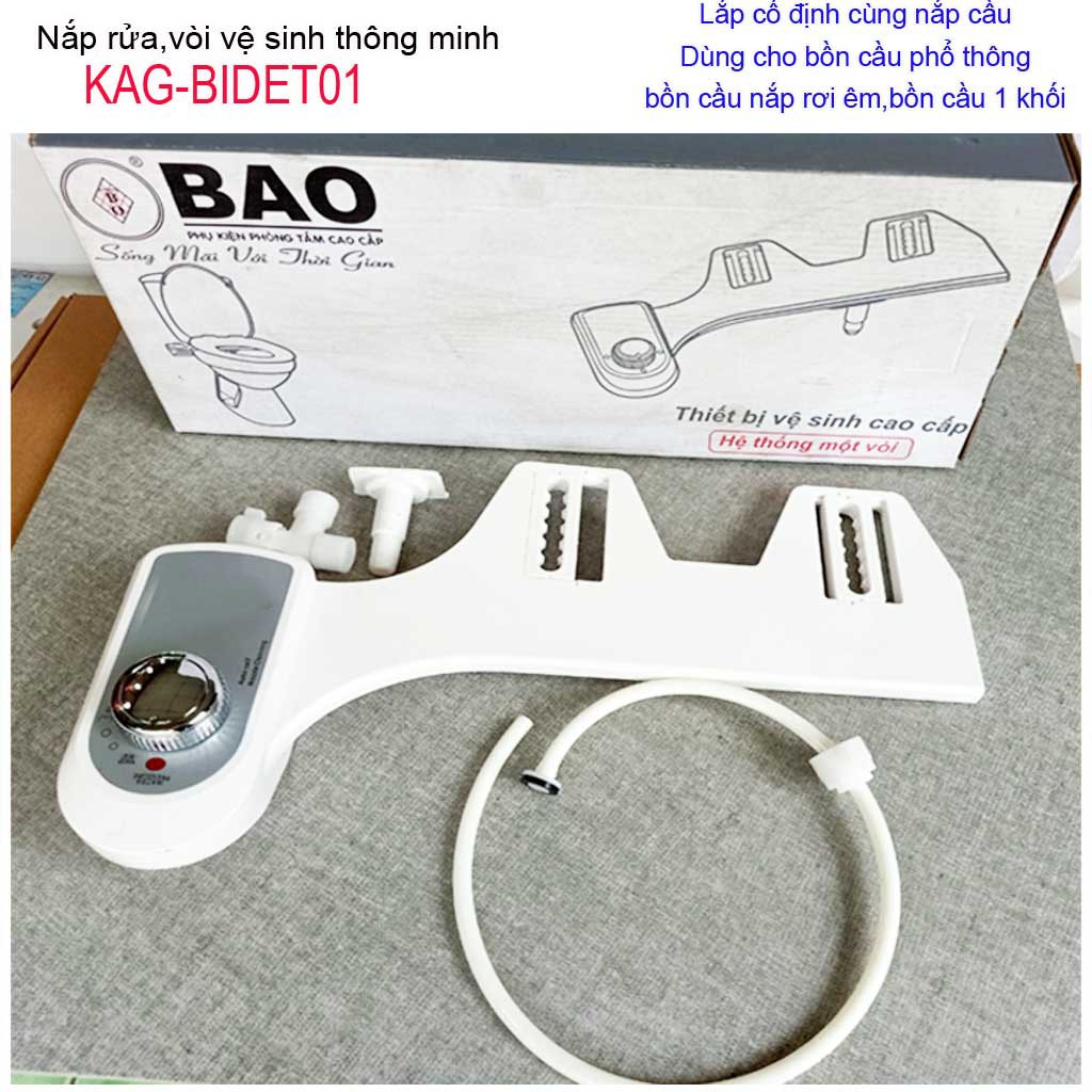 Vòi rửa vệ sinh thông minh, vòi Bao Bidet, vòi phun rửa vệ sinh KAG-BIDET01