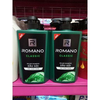 Dầu gội Romano Classic chai vòi 650g