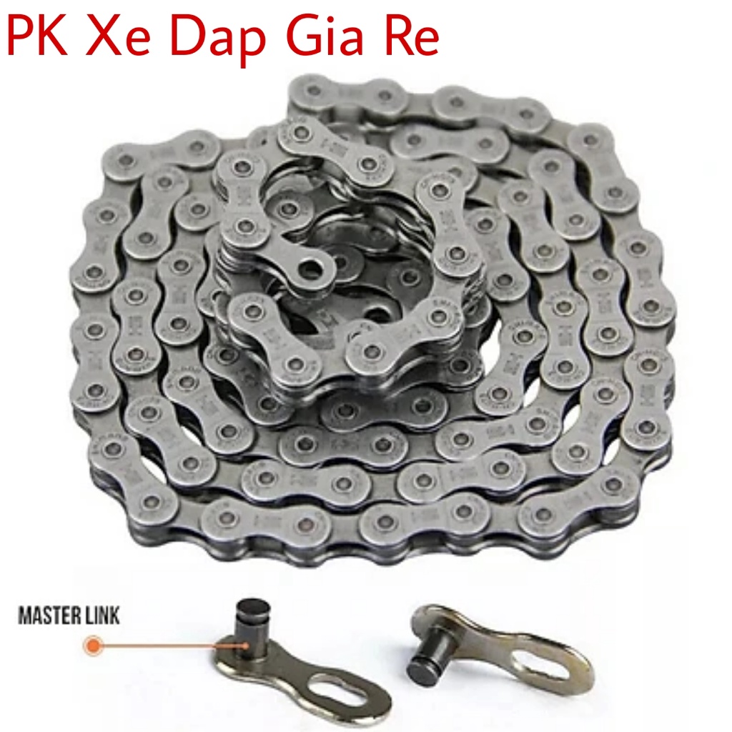 Xích sên xe đạp SHIMANO CN-HG73 9 Speed, Xích xe đạp 9 speed - PK Xe Dap Gia Re