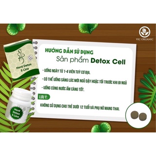 Viên xơ Detox Cell - Thải Độc - Thải Mỡ