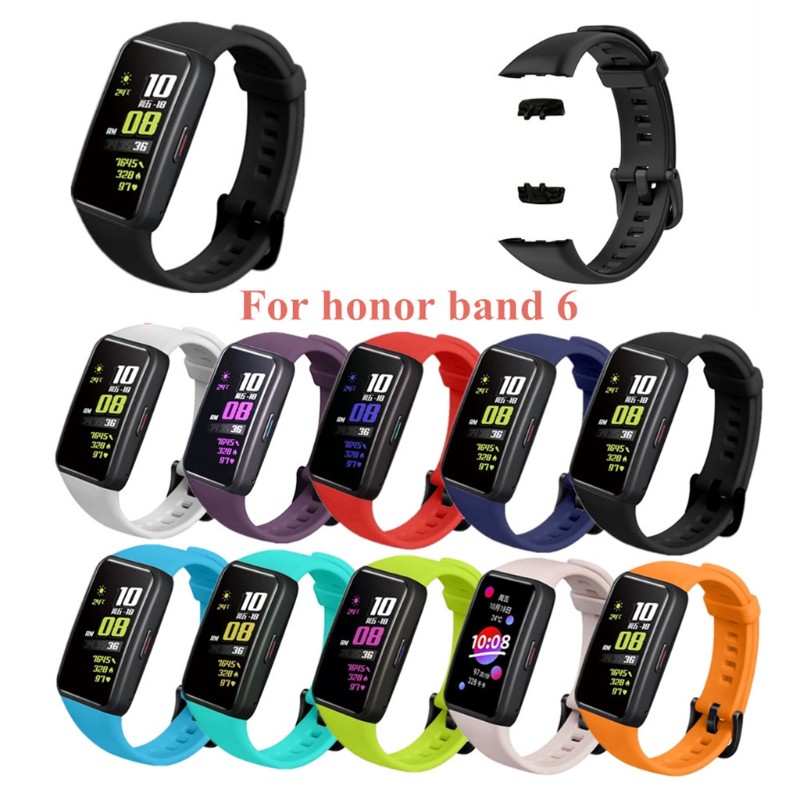 Dây Đeo Silicon Cho Đồng Hồ Thông Minh Honor Band 6