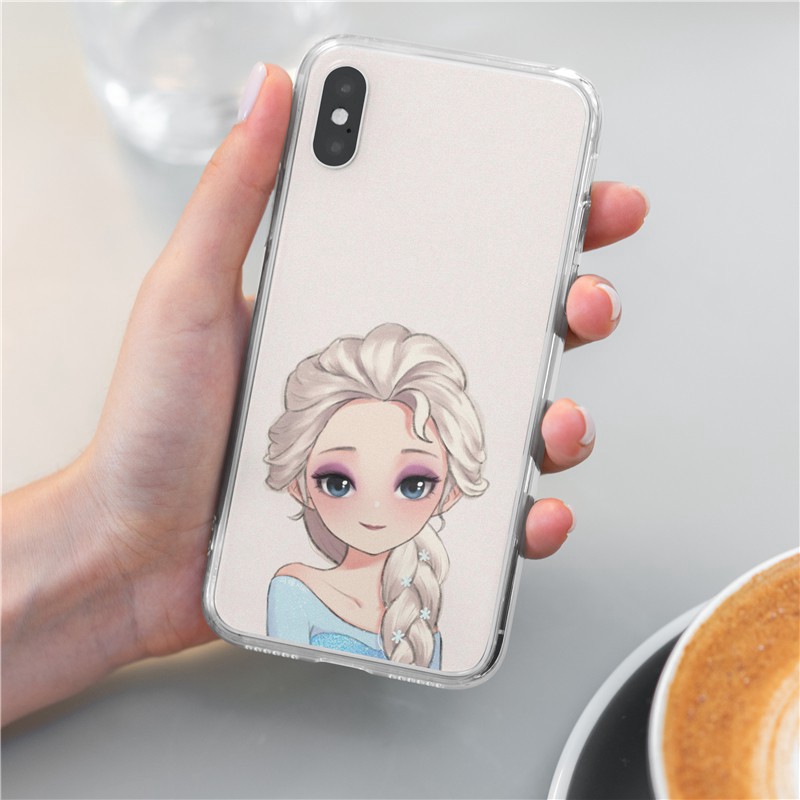 Ốp Điện Thoại Mềm Hình Công Chúa Disney As03 Cho Samsung Galaxy S20 S10 Plus S9 Plus S8 Plus S20 Ultra S10 E