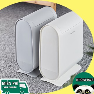 Thùng Rác Thông Minh Cao Cấp - Sọt Rác Thông Minh - Thiết Kế Một Lần Chạm Tiện Lợi, Nắp Đậy, Vòng Đệm Chắc Chắn Khóa Mùi