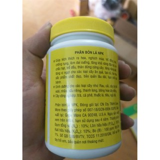 Phân bón BLOOM (NPK 10-55-10 + TE) hũ 100gr