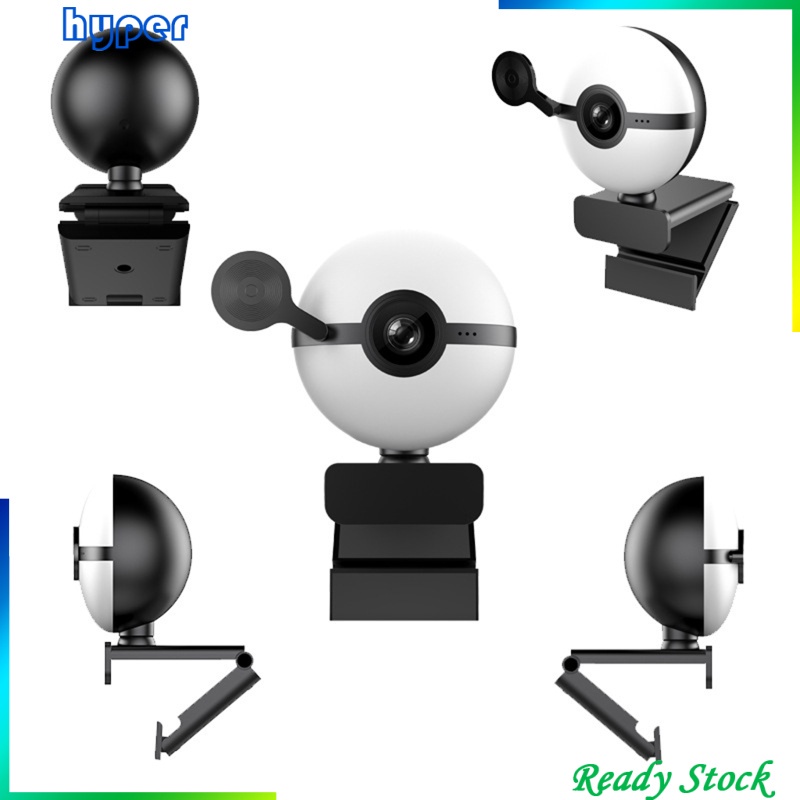 Webcam HD 2K tích hợp mic kèm vỏ bọc ống kính cho laptop | BigBuy360 - bigbuy360.vn