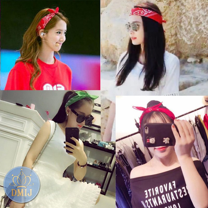 Khăn Turban Bandana Headband 20 Màu Thời Trang Cho Nam Nữ