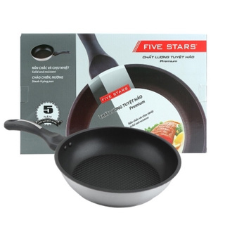 Chảo chống dính hãng Five Star sz 16 xinh yêu đun được trên mọi loại bếp kể cả bếp từ khó tính