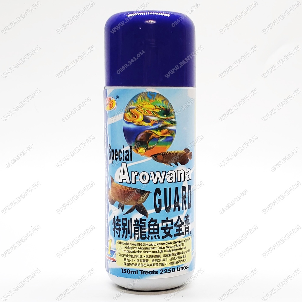 Chai Số 1 Khử Nước Mới Giảm Stress Cho Cá Rồng