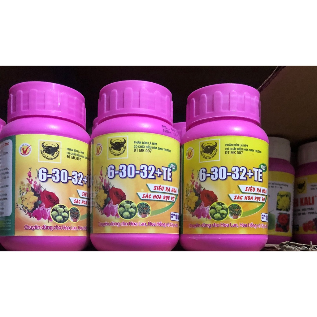 PHÂN BÓN LÁ ĐẦU TRÂU MK 6-30-32+TE PLUS