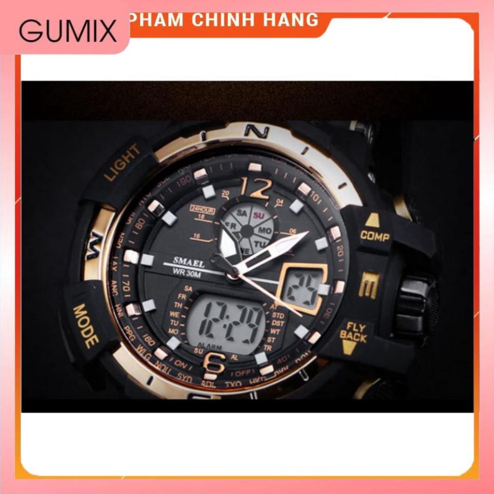 Đồng hồ nam 🔥FREESHIP 🔥 đồng hồ thể thao nam 1376 SMAEL CÁ TÍNH  - GUMIX