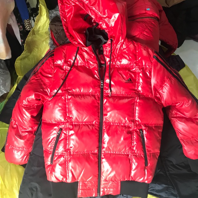 Phao lông vũ ngắn hàn quốc hiệu adidas