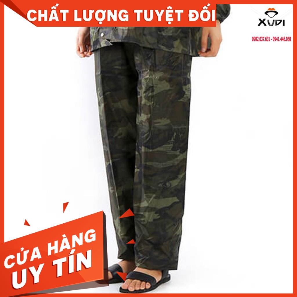 Bộ Áo Mưa Vải Dù Cao Cấp 2 Lớp Size XXL Chống Thấm