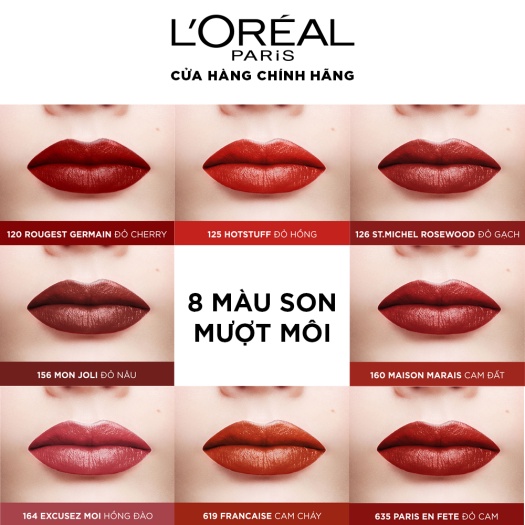 Loreal - Son satin mịn mượt cao cấp L'Oreal Paris Color Riche Le Rouge 3.7g