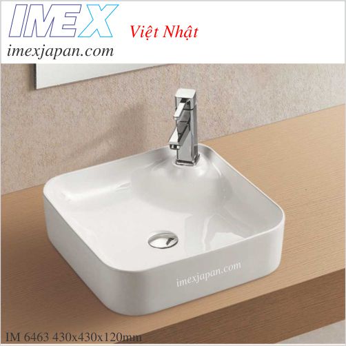 Lavabo đặt bàn IM 6463 chưa bao gồm vòi và xả