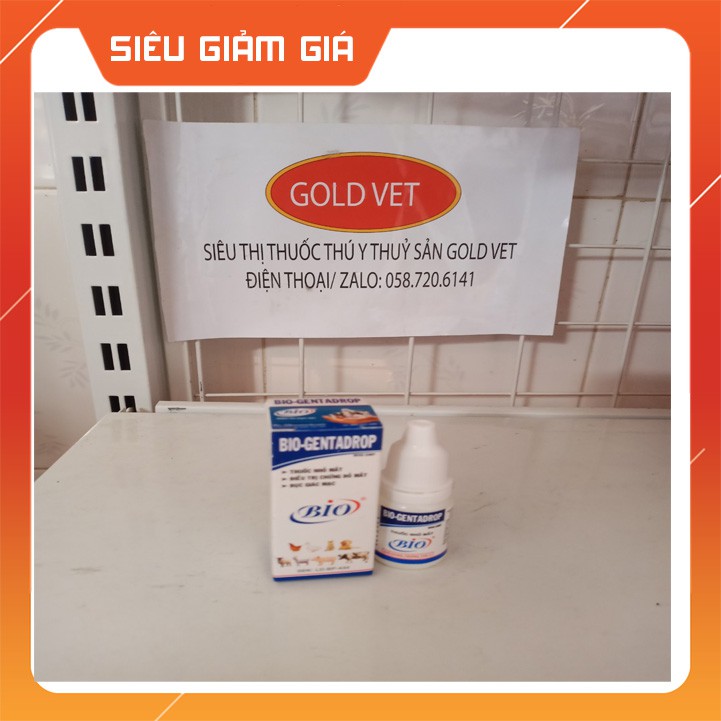 Bio Gentadrop  nhỏ mắt cho chó,mèo, thú cưng